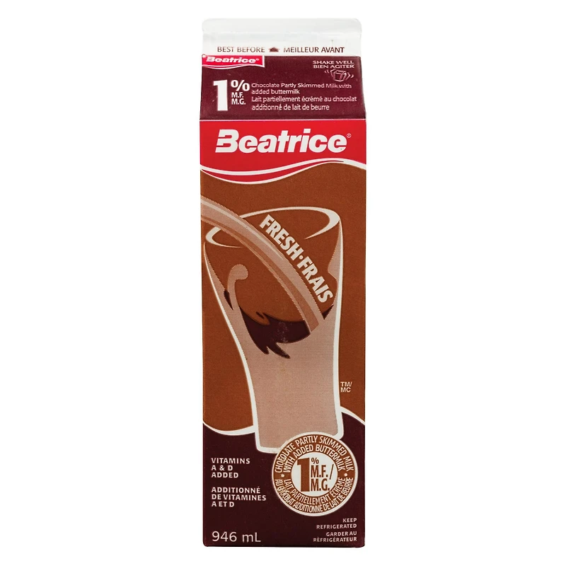 lait au chocolat beatrice 946ML 946ML