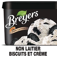 Breyers Non Dairy Cookies + Cream Frozen Dessert 1.66 Lt