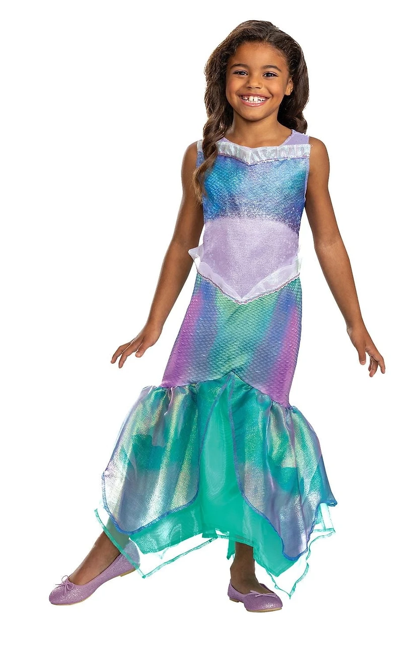 Déguise Live Action Petite Sirène Ariel Girls Costume Taille moyenne