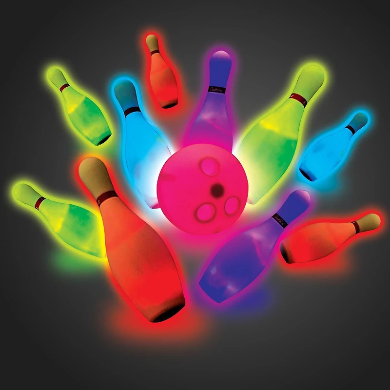 Go Glow Light-Up Bowling Set