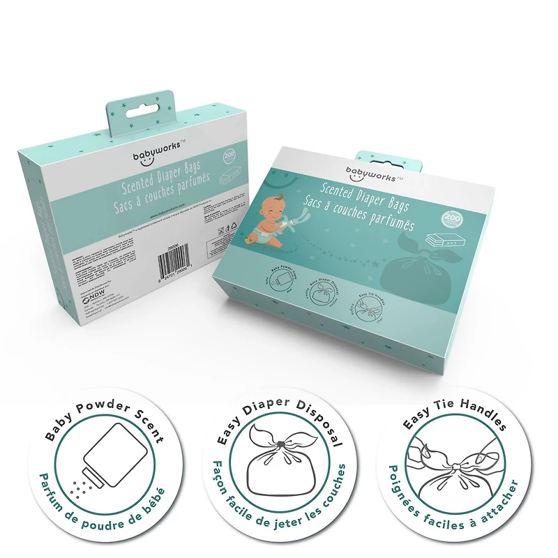Baby Works™ Disposable Scented Diaper Bags Value