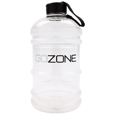 GoZone Pichet à Bouteille d'eau, Pichet à eau de Sport d'un Demi-gallon avec Poignée de Transport, Transparent, 64 oz F-GOZONE CRUCHE D'EAU