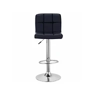 Heavenly Collection Leather Adjustable Stool for Dining Area Set of 2