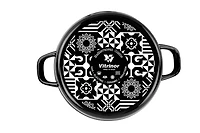 Vitrinor Dutch Oven Black 26 Cm (5L) with Temperature Gauge