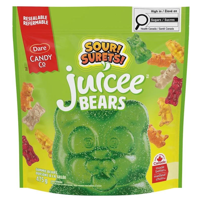 JUICEE OURS ACIDULÉS 6X475G