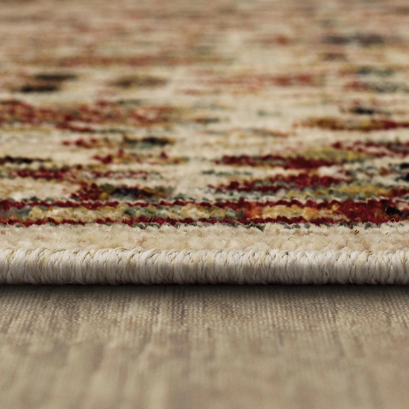 Mohawk Home Radnor Cream Woven Polyester Area Rug