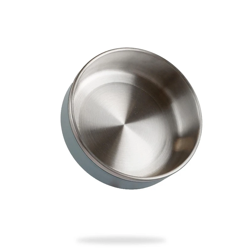 One Paw, Small Double Stainless Steel Dog Bowl, 1.3L (44 OZ), Small Double Stainless Steel Bowl