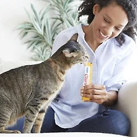 INABA Churu Cat Treats, Grain-Free Lickable Creamy Purée with Vitamin E - Chicken Variety Box  10 Tubes (5xChicken & 5xChicken w/Cheese) 114g