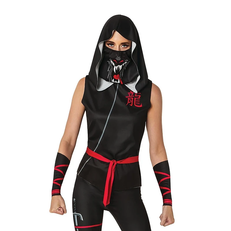 Rubies Dragon Ninja Costume for Adults, Womens Medium (Size 8-10)