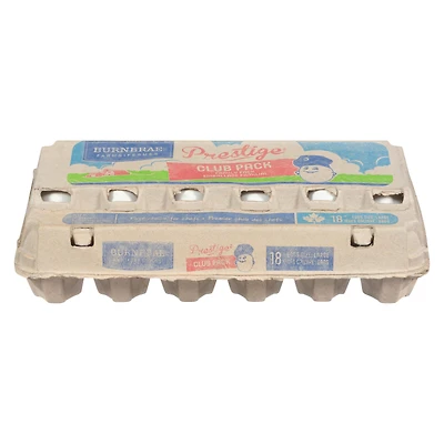Prestige 18 Gros Oeufs Blanc 18 oeufs / carton