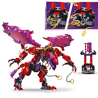 LEGO NINJAGO Thunderfang Dragon of Chaos Building Toy for Kids Ages 8+ - Dragon Rising Playset with 6 Minifigures and Poseable Dragon Figure - Birthday Gift Idea for Boys and Girls - 71832