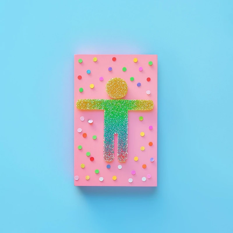 TINY HANDS Glitter Shakers, Neon, 12 pack, 10.7 g (0.37 oz) each