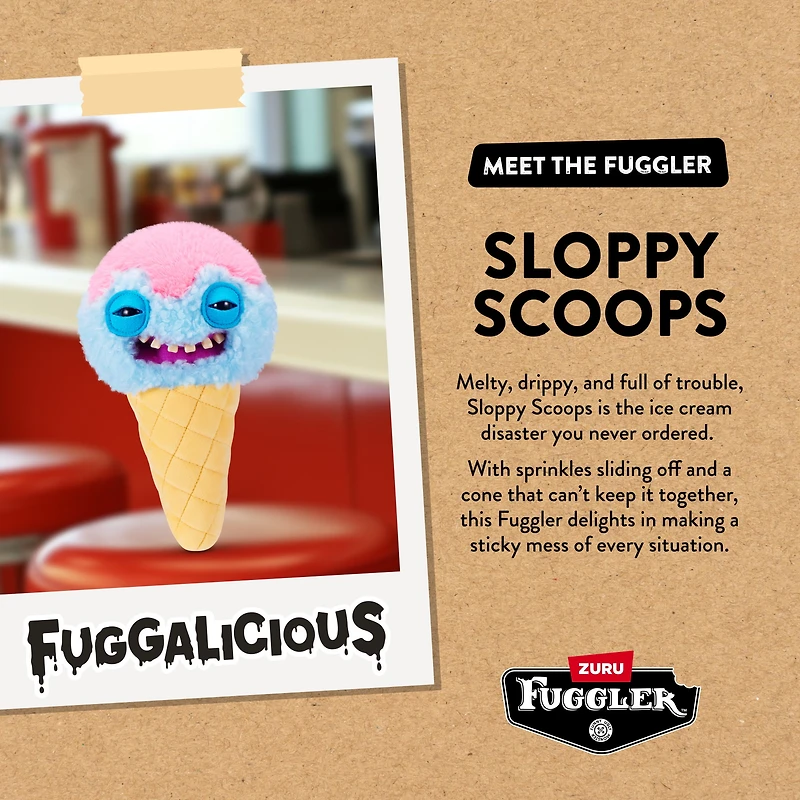Fuggler Fuggalicious 9 inch (Assorted), Funny Ugly Monster Stuffed Animal Toy by ZURU