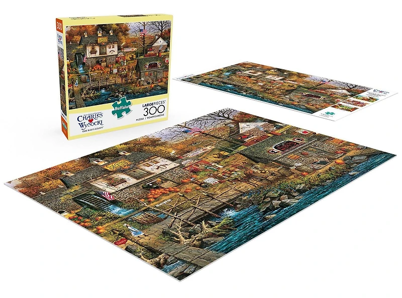 Casse-tête 300 Piece - Charles Wysocki - Olde Bucks County - Jigsaw de Buffalo Games