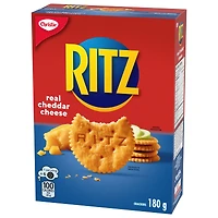 Ritz Real Cheddar Cheese Crackers, 180 g