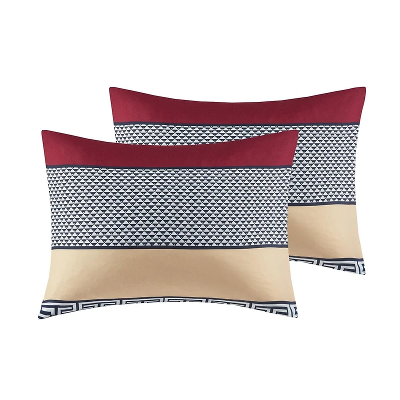 Mainstays Greek Key 7pc Bed in a Bag Set