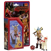 Dungeons & Dragons Cartoon Classics, pack de 2 figurines de 15 cm Bobby & Uni, dessin animé des années 80, inclut d12 D&D exclusif