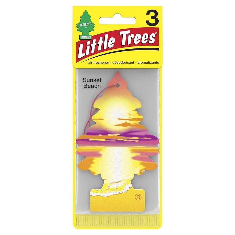 LITTLE TREES air freshener Sunset Beach 3-Pack