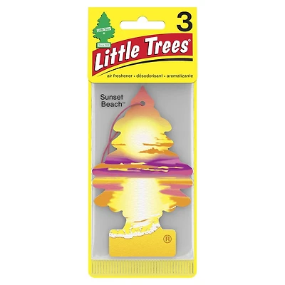 LITTLE TREES air freshener Sunset Beach 3-Pack