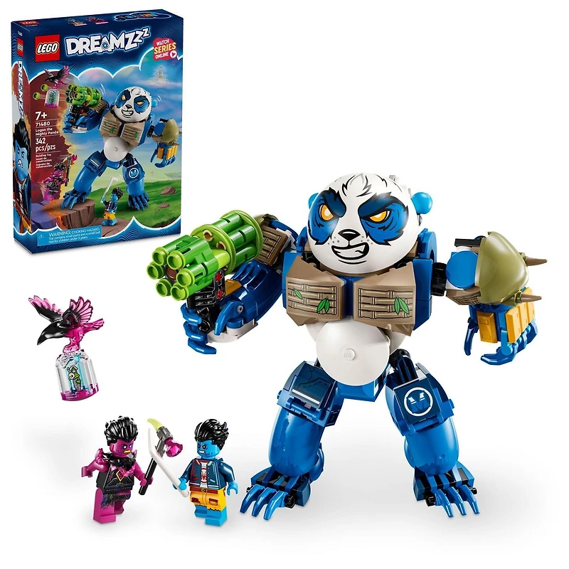 LEGO DREAMZzz Logan le puissant panda 71480 Ensemble de construction (342 pièces) Comprend 342 pièces, 7+ ans