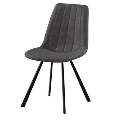 Chaise de salle à manger canadienne Sydney grise (Ensemble de 2)