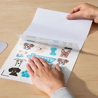 Cricut Printable Waterproof Holographic Sticker Set - US Letter (5 ct), Transparent Holographic