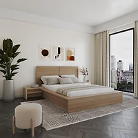 Ensemble de chambre à coucher Marcy 4 pièces avec lit