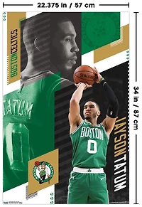 NBA Boston Celtics - Jayson Tatum 19 Wall Poster, 22.375" x 34"