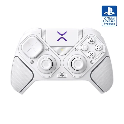 Turtle Beach Victrix Pro BFG Reloaded Wireless Modular Gaming Controller for PlayStation 5, PlayStation 4, PC; Fightpad Module, Hall-Effect Thumbsticks/Triggers, Remappable Buttons - White
