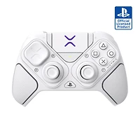 Turtle Beach Victrix Pro BFG Reloaded Wireless Modular Gaming Controller for PlayStation 5, PlayStation 4, PC; Fightpad Module, Hall-Effect Thumbsticks/Triggers, Remappable Buttons - White