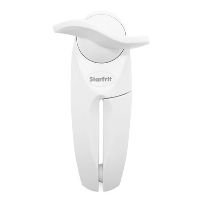 Starfrit Ouvre-Boîte Little Beaver, Sécuritaire, Retient Le Couvercle, Sans Rebords Tranchants, Poignée Confortable, Garantie 3 Ans, Blanc Ouvrez vos conserves sans toucher le couvercle avec l'ouvre-boîte LITTLE BEAVER de Starfrit. Sécuritaire sans rebords tranchants, hygiénique car le couvercle ne touche pas aux aliments, pratique pour droitiers et gauchers. Compact et facile à laver, idéal pour la cuisine au quotidien.