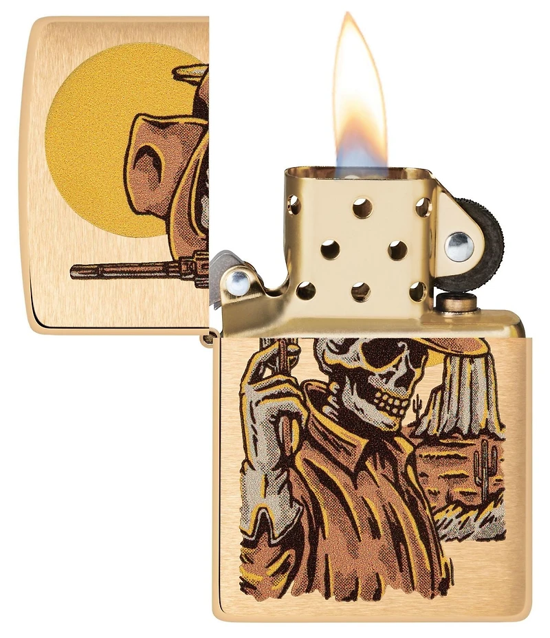 Zippo Wild West Skeleton Design (48519)
