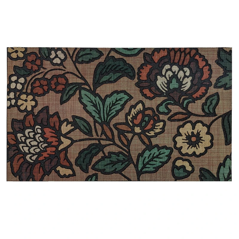 Mohawk Home - Tapis d’entrée couleur terre Garden At Dusk de 45,72 cm x 76,2 cm (1 pi 6 po x 2 pi 6 po)