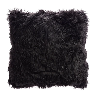 Coussin en fausse fourrure