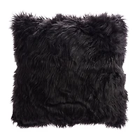 Coussin en fausse fourrure