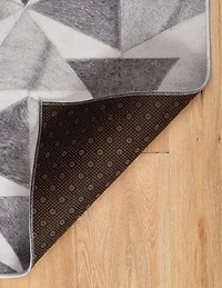 Tapis d'appoint Laredo Trenton gris & ivoire de 3 pi x 5 pi