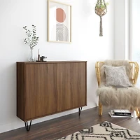 Nexera Console de rangement 2 portes Slim