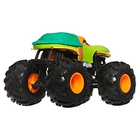 Hot Wheels Monster Trucks, Oversized Monster Truck in 1:24 Scale, Teenage Mutant Ninja Turtles