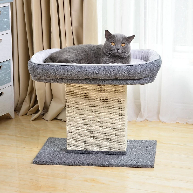 Catry Mellow Arbre à chat pour grands chats avec griffoir