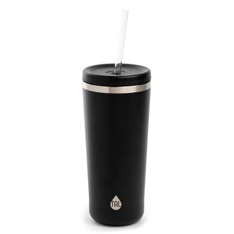 TAL Stainless Steel Tumbler 24 fl oz, Black, Water Bottle