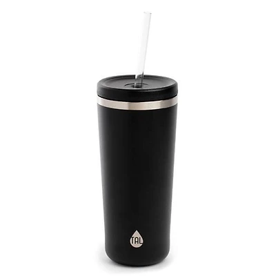 TAL Stainless Steel Tumbler 24 fl oz, Black, Water Bottle