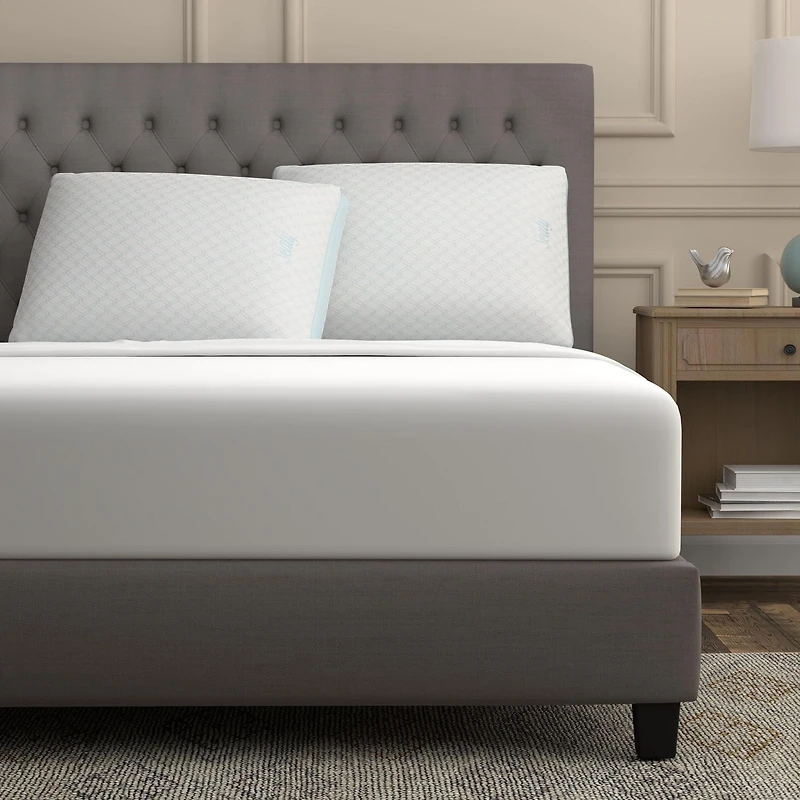 Sealy Cooling Extra Firm Support Cool Touch Bed Pillow, Queen, Machine Washable Bed Pillow