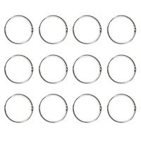 Mainstays O-Shape Shower Rings, Set of 12