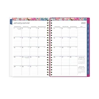 Agenda hebdomadaire/mensuel 2023, 5 po x 8 po, Blue Sky, motif éclatant Monique