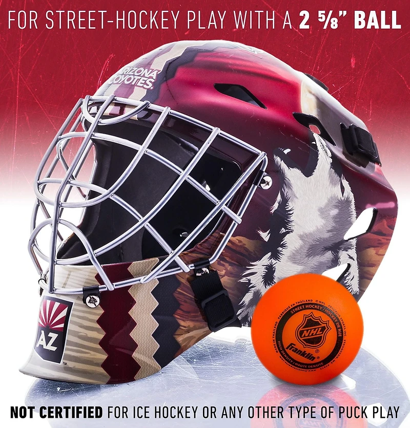 Franklin Sports NHL Masque de gardien Coyotes GFM 1500