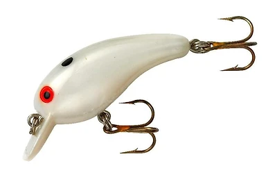 Cotton Cordell C7807 Big O Square Lip Crankbait, 3", 3/8 oz, Pearl/Red Eye, Available in two sizes