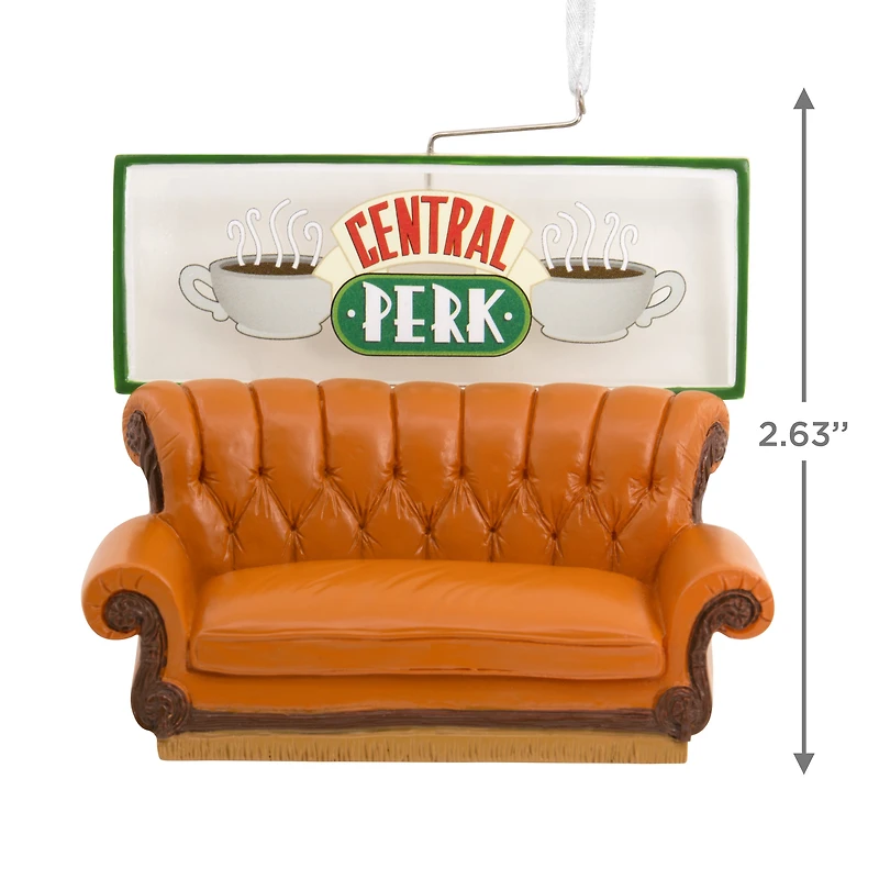 Hallmark Friends Central Perk Cafe Couch Christmas Tree Ornament