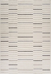 Rug Branch Nimbus Modern Indoor Area Rug, Cream Grey, Geometric - Living Room, Bedroom, Dining Room, and Kitchen