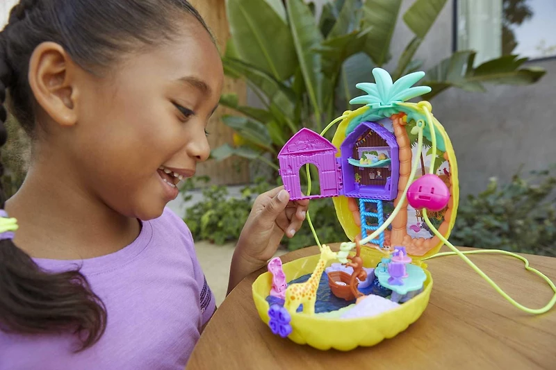 Polly Pocket Tropicool Pineapple Wearable Compact Purse