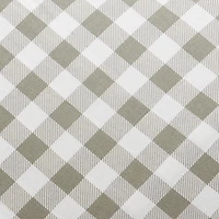HOMETRENDS 3-Piece Tan Bufflalo Check Flannel Sheet Set, Twin, 100% Cotton